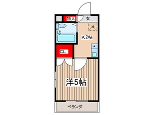 エミーコーポの物件間取画像